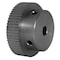 B&B Manufacturing 62-2P06-6A3, Timing Pulley, Aluminum, Clear Anodized,  62-2P06-6A3 - alternate 2
